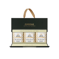 Complément Alimentaire Sans Poisson Sanglimwon Vegan à Base de Plantes Oméga-3 Coffret Cadeau Premium Huile de Graines de Perilla 100% Domestique Pressée à Froid en Boîte