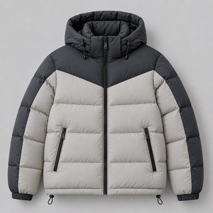 OEM heavyweight puffer <b>jacket</b> cold weather outerwear insulated <b>jacket</b> manufacturer Factory Price - Product Image 5