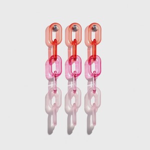 Décoration murale moderne en résine écologique transparente, faite à la main, avec maillons de chaîne incurvés, finition mate, colorée, grande taille, pour Diwali et anniversaires - Product Image 6