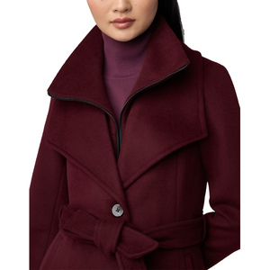 Autumn Winter <b>Plus</b> <b>Size</b> Women's Mid Length Woolen <b>Trench</b> <b>Coat</b> Double Breasted Warm Fashion Overcoat Ladies Outerwear - Product Image 5