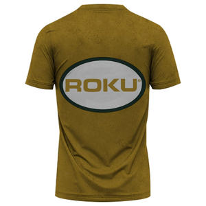 เสื้อยืดกีฬาผ้าฝ้าย100% สำหรับผู้ชายเสื้อเจอร์ซีย์ลายสีทึบพิมพ์ซับลิเมชันแบบกำหนดเองสำหรับทีม - Product Image 2