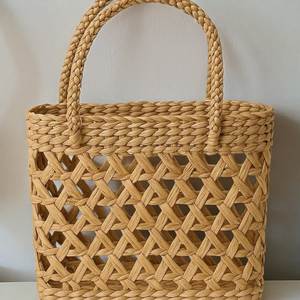 Sac bandoulière léger en jacinthe d'eau, en fibre végétale naturelle, vente en gros, usine du Vietnam - Product Image 4