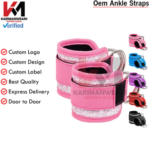 Custom Gym Ankle Strap Cable Attachment Leg Workout Glute Training Strap Wholesale Supplier - Product Image 4