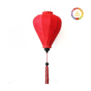 Vietnamese Silk Lantern | Handmade Bamboo | Durable Outdoor Decor | Wholesale Bulk Order - Product Image 1