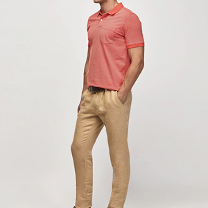 Polo pour hommes en promotion – Personnalisable avec logo, coupe décontractée, tissu jersey respirant, design tendance - Product Image 5