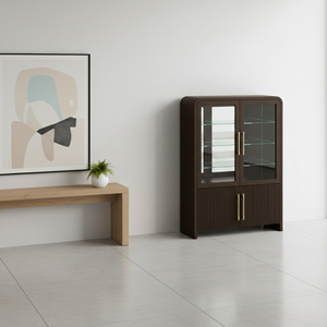 Display Cabinet Solid Wood Modern Coffee <b>Table</b> for Living Room Modular Sofa Set Furniture Living Room Export Quality Handcrafted - Product Image 5