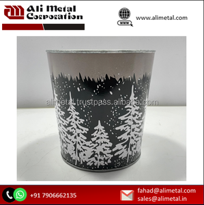Jingle Bell Blooms Christmas Planter galvanizado Jardín Decoración interior al aire libre y totalmente personalizable - Product Image 6