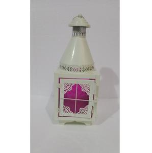 Farolillo Marroquí para Decoración del Hogar, Farolillos de Metal Antiguos con Vidrio de Colores, Farolillos para Interiores y Exteriores, Jardín, Ramadán - Product Image 6