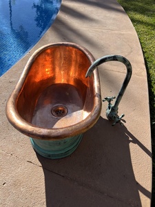 Fregadero de cobre, tendencia global en interiores, lavabo de cobre, producto de lujo para exportación, lavabo de cobre con estándar de calidad internacional. - Product Image 6