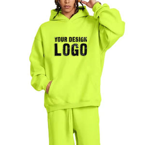 Sweat à capuche surdimensionné personnalisé, lourd, avec broderie graphique, prix d'usine, vente en gros - Product Image 5