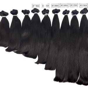 Lots de Cheveux Humains Noirs Bruts Vietnamiens, Tissage Droit, Double Trame, Cuticules Entièrement Alignées, Aspect Naturel Doux, Cheveux Premium en Gros - Product Image 6