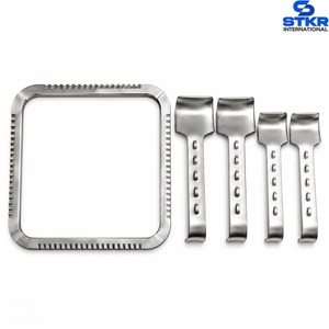 Rétracteurs abdominaux Kirschner, lot de 5 pièces, cadre 295x275mm, lames 48x66mm, 42x54mm, instruments chirurgicaux, rétracteur chirurgical - Product Image 6