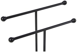 Metallic Wall Mounted Double T Hand Towel and Accessories Stand Towel Holder for Bath Towel <b>Bathroom</b> Accessories At Lowest Price - Product Image 6