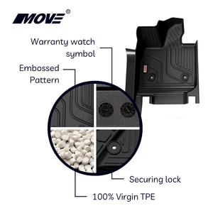 Alfombrillas antideslizantes para todo tipo de clima TPE de alta calidad con ajuste personalizado VinFast VF7 de 2023 + alfombrillas duraderas para coche fabricadas en Vietnam - Product Image 4