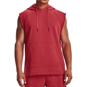 Promotional Men's <b>Hoodies</b> & Sweatshirts Custom Gre Color Casual Sportswear Cotton Pullover <b>Sleeveless</b> <b>Hoodies</b> on Best Sale - Product Image 6