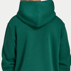 <b>Men's</b> Oversized Hooded Sweatshirt Solid <b>Black</b> Cotton Fleece Casual Pullover Pocket Design Autumn Wear 2026 - Product Image 5