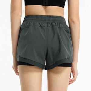 Shorts de course pour femmes, haute élasticité, légers, anti-humidité, flexibles, parfaits pour la course sur piste, le trail, le sprint et les activités de plein air - Product Image 6