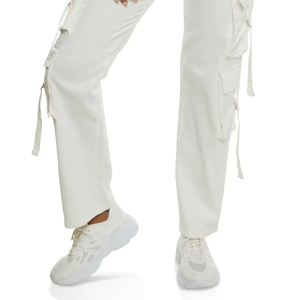 Pantalon cargo d'hiver pour femme, design streetwear, poches latérales personnalisables, imperméable, coupe-vent, haute qualité, faible MOQ - Product Image 2