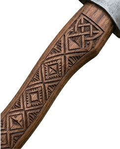 Hacha de Dragón de Acero al Carbono Forjada a Mano de Primera Calidad – Mango Celta con Grabado Artístico – Regalo Premium para Amantes de la Naturaleza – Herramienta de Supervivencia de Alta Gama - Product Image 2