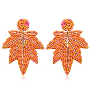 Pendientes Bohemios Hechos a Mano con Borlas y Cuentas de Vidrio Bordadas, Color Personalizable, Joyería para Mujer, Diseño Largo - Product Image 6