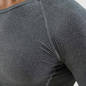 Chemise de sport à manches longues pour homme, 100% polyester, séchage rapide, vert foncé, taille adulte M - Product Image 5