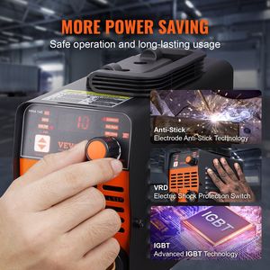 Soldadora Portátil MMA 2 en 1 de 140A ARC/Lift TIG 110V/220V con Inversor IGBT y Función Hot Start para Uso Doméstico - Product Image 5