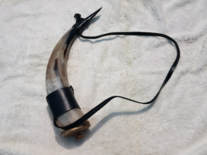 Luxury Polished Viking Horn <b>Mug</b> 100% Natural Cow Horn Tankard Eco-Friendly Handmade Business Gift <b>for</b> <b>Men</b> - Product Image 6