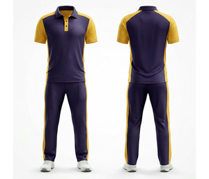 Custom <b>Cricket</b> Match Uniform Supplier Full Sublimation Printing | Men Women Youth <b>Cricket</b> Wears Polo Shirt and Trouser Full Team - Product Image 5