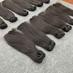 ผมเวียดนามแท้แบบตรงธรรมชาติ  แบบ Double Drawn  ขายดีอันดับต้นๆ  แบบเป็นมัด  ต่อผมแบบ Weft  หนังกำพร้าผมครบ  ราคาขายส่ง - Product Image 1