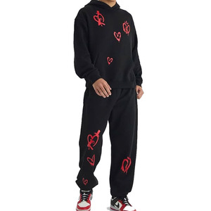 Conjunto Deportivo Extra Grande de Invierno para Hombre, Sudadera con Capucha y Pantalones, Nueva Llegada, Conjunto Deportivo Extra Grande para Hombre - Product Image 1