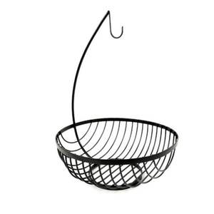 Élégante corbeille en fil de fer pour comptoir, panier unique en fil métallique, attrayant, noir, pour fruits et légumes, vente en gros à prix réduit - Product Image 5