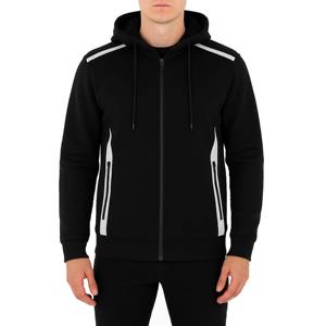 Long Sleeve Hooded Sweatshirt <b>Decorative</b> Detail Soft Touch Fabric Relaxed Fit Pullover Hoodie - Product Image 1