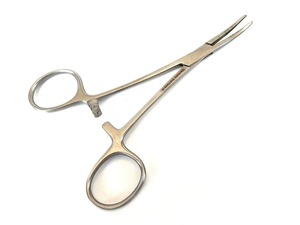 คีมคีลลี่สแตนเลสสตีล XELTECH SURGICAL OEM แบบโค้งและแบบตรง สำหรับหนีบหลอดเลือดดำในศัลยกรรม รุ่น XS-ES-01 สำหรับโรงพยาบาล - Product Image 1