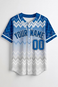 Maillot de baseball personnalisé vert et noir, uniforme d'équipe sublimé, respirant, anti-humidité, chemise de sport boutonnée, OEM - Product Image 2