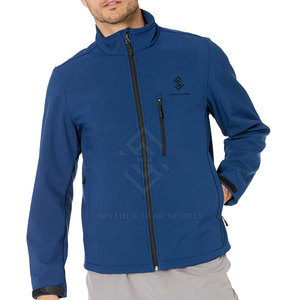 Veste d'hiver softshell pour homme au design unique, col montant, fermeture éclair sur le devant, séchage rapide et écologique pour une utilisation en extérieur - Product Image 2
