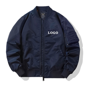 Vestes bomber chaudes pour hommes à prix de gros, personnalisées, coupe-vent, en tissu nylon/polyester pour l'extérieur, pour l'hiver - Product Image 4