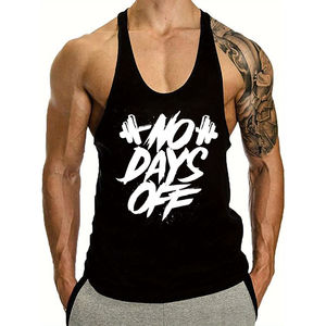 100% New Cotton and Polyester <b>Man</b> Tank Top White and Black Color <b>Men's</b> Top Oversized Tank Tops Low Price with low moq - Product Image 1