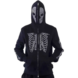 Sweat à capuche thermique surdimensionné personnalisé noir avec logo de haute qualité, couleur unie, 100% coton, polaire respirant, taille XS pour l'hiver - Product Image 5