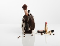Sac à cheveux portable en cuir classique de qualité supérieure avec fermeture éclair, durable, taille, couleur et logo personnalisables, grande capacité