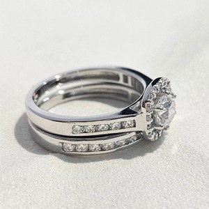 Luxury <b>Iced</b> Out VVS Diamond Hip Hop Engagement Wedding <b>Ring</b> 925 Sterling Silver Brilliant Cut IGI Certified - Product Image 1