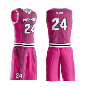 Ensemble d'uniformes de basketball sans manches légers et respirants à faible MOQ avec design par sublimation - Product Image 3