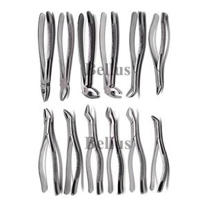 Ensemble de forceps d'extraction dentaire, instruments d'extraction dentaire, molaire inférieure et supérieure, outils dentaires en acier inoxydable - Product Image 1