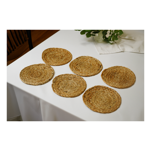 Ensemble de 6 sets de table en jute naturelle tressée, écologiques, directement de l'usine, approvisionnement mondial - Product Image 4