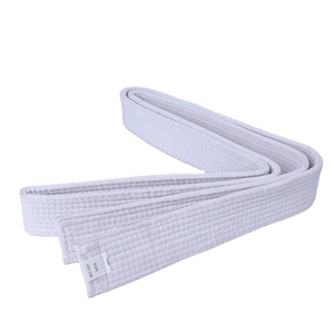 Ceinture d'entraînement d'arts martiaux personnalisée, ceinture professionnelle de karaté, de judo et de taekwondo, tissée épaisse en polyester 160g, unisexe, avec étiquette privée - Product Image 3