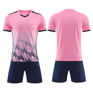 Conjunto de Camiseta de Fútbol Unisex Nueva Temporada Otoño y Verano Manga Corta Transpirable Técnica de Corte Automatizado Servicio OEM Personalizado - Product Image 5