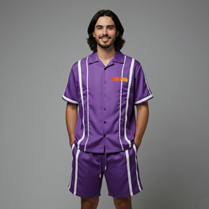 2026 Men Windbreaker Short <b>Set</b> Is Ideal For Sports Teams Clubs Schools And Corporate Events Windbreaker Short <b>Set</b> Solid Pattern - Product Image 1