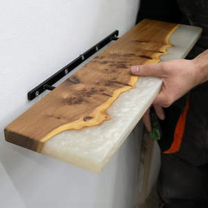 Estantes Flotantes de Resina Epoxi Hechos a Mano por RR Enterprises, Hechos en India - Product Image 2