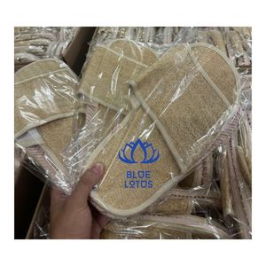 รองเท้าแตะอาบน้ำใยบวบขายดีประจำปี 2026 รองเท้าสานจากเส้นใยธรรมชาติเพื่อการดูดซับความชื้นและความสบายแบบสปา - Product Image 1