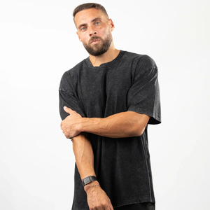 <b>Y2K</b> Acid Wash Streetwear Oversized T-<b>Shirts</b> Custom Print Logo Loose Fit Drop Shoulder Tee Short Sleeves Stylish Graphic T-<b>Shirt</b> - Product Image 5