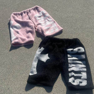 Shorts de Mezclilla Tejida de Cintura Media, Ecológicos e Impermeables con Estampado por Transferencia de Calor 08, Ropa Casual de Invierno - Product Image 3
